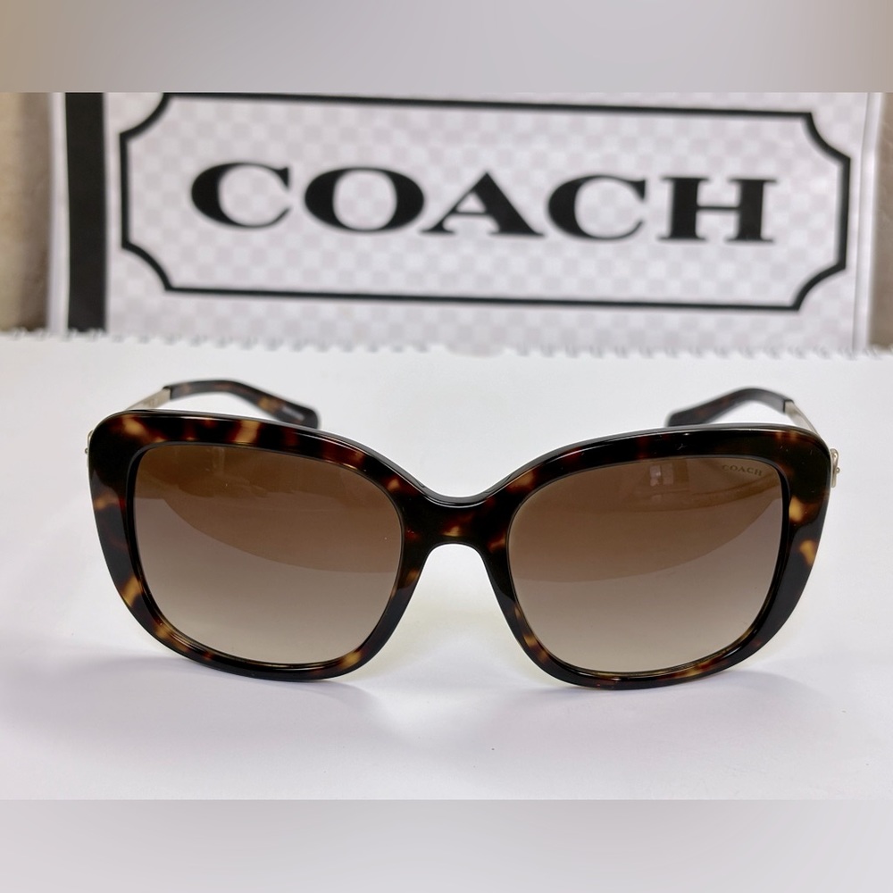 New Coach HC8229 L004 548513 Dark Tortoise Sunglasses